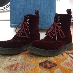 Dr Martens Red Velvet size 6